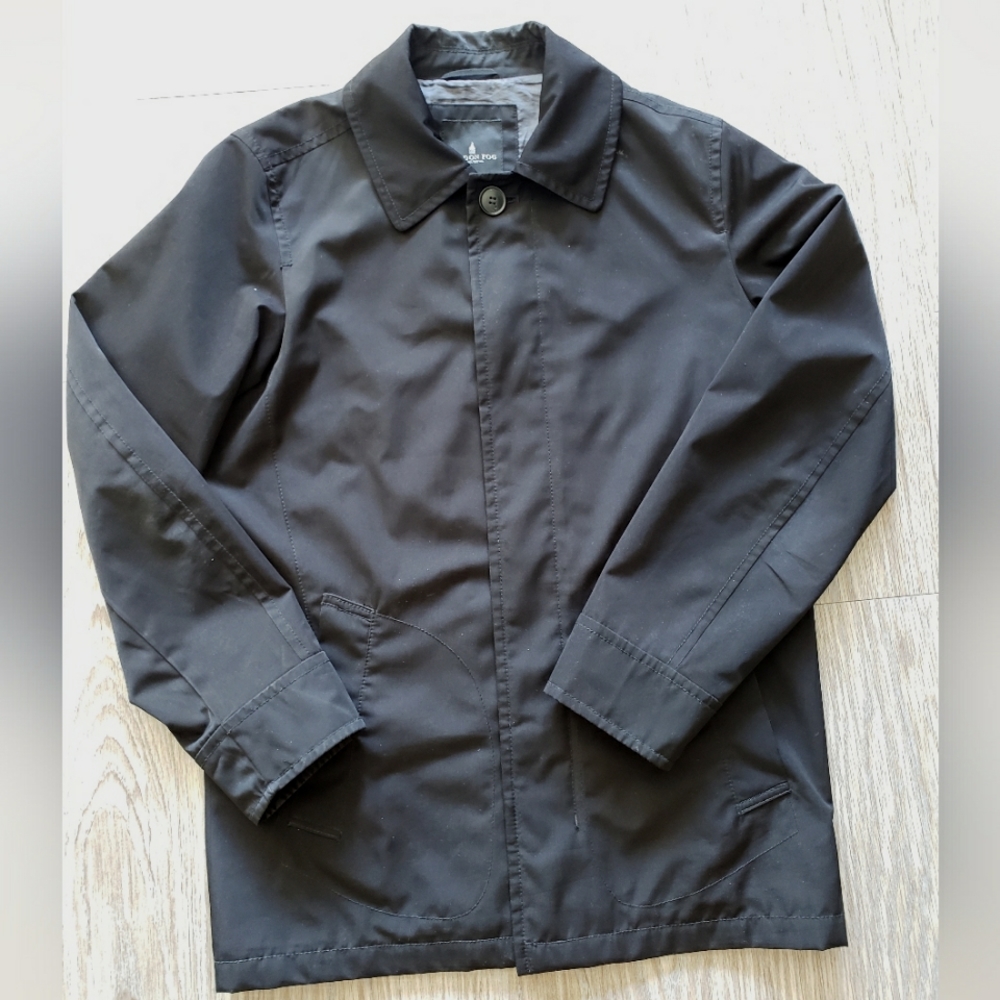 London Fog men's black coat